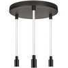 Osram Pakabinamas šviestuvas GLOW PENDULUM, 3xE27, juodas