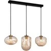 Italux Pakabinamas šviestuvas Hatella PND-112038-3-BRO+AMB