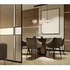 Italux Pakabinamas šviestuvas Hatella PND-112038-3-BRO+AMB