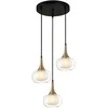 Italux Pakabinamas šviestuvas Konila PND-99709-3A-BRO-CL