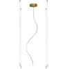 LED šviestuvo ISIA pakabinimo rinkinys, aukso sp., 6m, 81CON34536OT