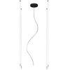 LED šviestuvo ISIA pakabinimo rinkinys, juodas, 6m, 81CON34536N