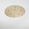 Lubinė bazė 9 PIREX pakabinamiems šviestuvams, aukso spalvos metalo, 52 cm