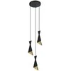 Italux Pakabinamas šviestuvas PND-85949-3 BK+GD