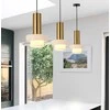 Bikuvalt Pakabinamas šviestuvas MARBLE, E27, baltos/aukso sp., 4266000