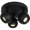 Italux Lubinis šviestuvas Lafin SPL-45379-3R-BK