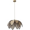 Pakabinamas šviestuvas RATTAN LOTUS, E27, smėlio sp.