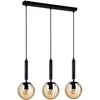 Italux Pakabinamas šviestuvas Ravena PND-2324-3L BK+AMB