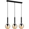 Italux Pakabinamas šviestuvas Ravena PND-2324-3L BK+AMB