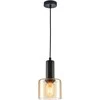 Italux Pakabinamas šviestuvas Santia PND-65342-1-BK+AMB