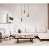 Italux Pakabinamas šviestuvas Santia PND-65342-1-BRO+AMB