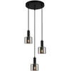 Italux Pakabinamas šviestuvas Santia PND-65342-3A-BK+SG