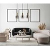 Italux Pakabinamas šviestuvas Santia PND-65342-3-BRO+SG