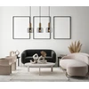 Italux Pakabinamas šviestuvas Santia PND-65342-3-BRO+SG