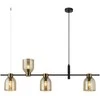 Italux Pakabinamas šviestuvas Servio PND-66892-4-BK-AMB