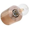 Sollux Lighting Sieninis šviestuvas SALGADO, E27, natūralaus medžio