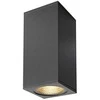 Pakabinamas šviestuvas Bikuvalt 42W LED sieninis fasado šviestuvas BIG THEO WALL, antracito sp., 3000K, šviečia į viršų ir į apačią