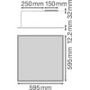 Ledvance Panelė ECO PANEL 600 UGR<19 36 W 4000 K