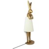 Pastatomas šviestuvas RABBIT, 150cm, E27, aukso/baltos sp.