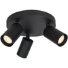 Italux Lubinis šviestuvas Nesto SPL-23436-3R-BK