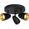 Italux Lubinis šviestuvas Tino SPL-36748-3R-BK-GD