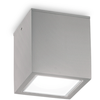 Lubinis šviestuvas Ideal Lux Paviršinis fasado šviestuvas TECHO, GU10, pilkas, IP54, 326887