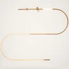 Paviršinis lenktas magnetinės sistemos ZAMBELIS MAGNETIC 6MM bėgelis, 24V, žalvario sp., D900mm, 25433