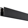 Paviršinis magnetinis bėgelis MAGNETIC, juodas, 1m