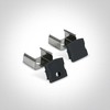 Paviršinis profilis, juodas, 2m, komplektuojamas su juodu difuzoriumi, laikikliais ir užbaigimais, 12mm LED juostai, 7904/B/B
