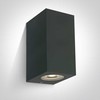 Paviršinis šviestuvas, 2xGU10, antracito sp., IP65, 67142K/AN