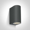 Paviršinis šviestuvas, 2xGU10, antracito sp., IP65, 67142G/AN