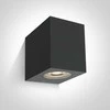Paviršinis šviestuvas, GU10, antracito sp., IP65, 67142H/AN