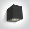 Paviršinis šviestuvas, GU10, antracito sp., IP65, 67142H/AN