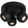 Italux Lubinis šviestuvas Lafin SPL-45379-3R-BK