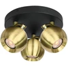 Italux Lubinis šviestuvas Lafin SPL-45379-3R-BK-GD
