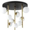 Lubinis šviestuvas Ideal Lux Paviršinis šviestuvas PERLAGE, G9, juodos/žalvario/baltos sp., 328423