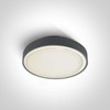 Plafonas, E27, antracito sp., 67280EA/AN