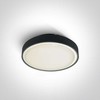 Plafonas, E27, juodas, 67280E/B