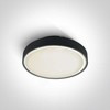 Plafonas, E27, juodas, 67280EA/B