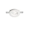 Ideal Lux Recessed lamp 1 light SAMBA ROUND, GU10, baltas