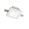 Ideal Lux Recessed lamp 1 light SAMBA SQUARE, GU10, baltas