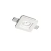 Ideal Lux Recessed lamp 1 light SAMBA SQUARE, GU10, baltas