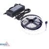 Rinkinys - 4,8W/m, 12V, IP65, 6500K LED juosta, 5m ritė, su 12V maitinimo šaltiniu