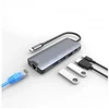 Šakotuvas (HUB) 5 IN 1, sidabro sp.,1xHDMI / 2xUSB 3.0 / 1xLAN / 1xPD