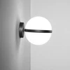 Sieninis šviestuvas Sieninis fasado šviestuvas ORBIT, juodas, 1xE27, IP44