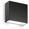 Sieninis šviestuvas Ideal Lux Sieninis fasado šviestuvas TETRIS-1, G9, juodas, IP44, 326955