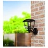 Philips Sieninis lauko šviestuvas CREEK, E27, juodas, IP44, su judesio davikliu