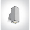 Sieninis lauko šviestuvas, GU10, baltas, IP54, 67426C/W