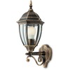 Sieninis lauko šviestuvas SEVILLA, E27, juodos/aukso sp., IP44