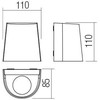 Sieninis lauko šviestuvas TRON, GU10, tamsiai pilkas, IP65, 90456